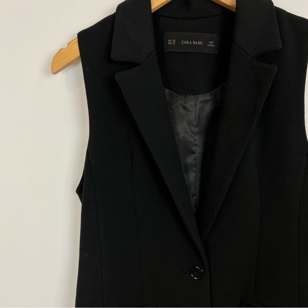 Zara sleeveless blazer vest